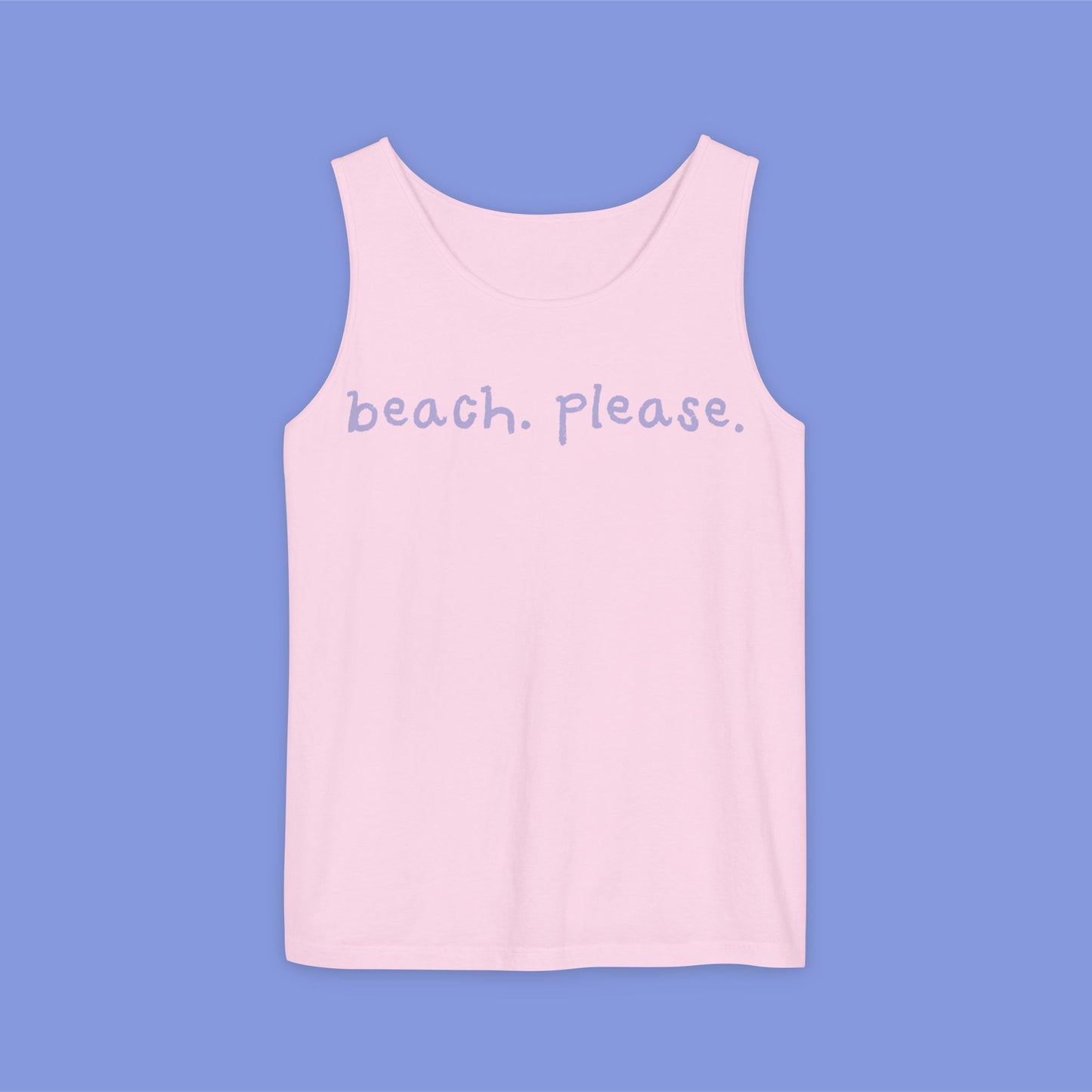 Tank Top - Beach Please Double Entendre Design