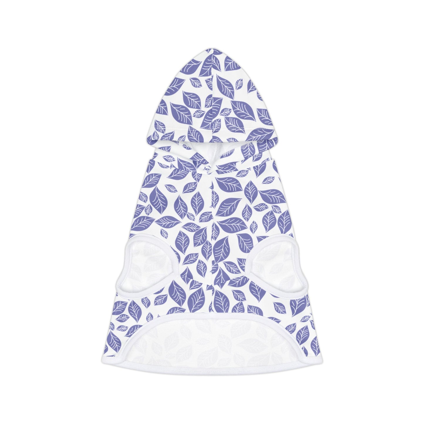 Pet Hoodie with Floral Leaf Print, Cozy Pet Apparel for Cat  Lovers, Cute Pet Gift, Dog Sweater, Stylish Pet Clothing, Fall Fashion for Pets