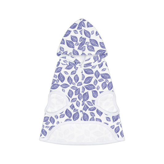 Pet Hoodie with Floral Leaf Print, Cozy Pet Apparel for Cat  Lovers, Cute Pet Gift, Dog Sweater, Stylish Pet Clothing, Fall Fashion for Pets