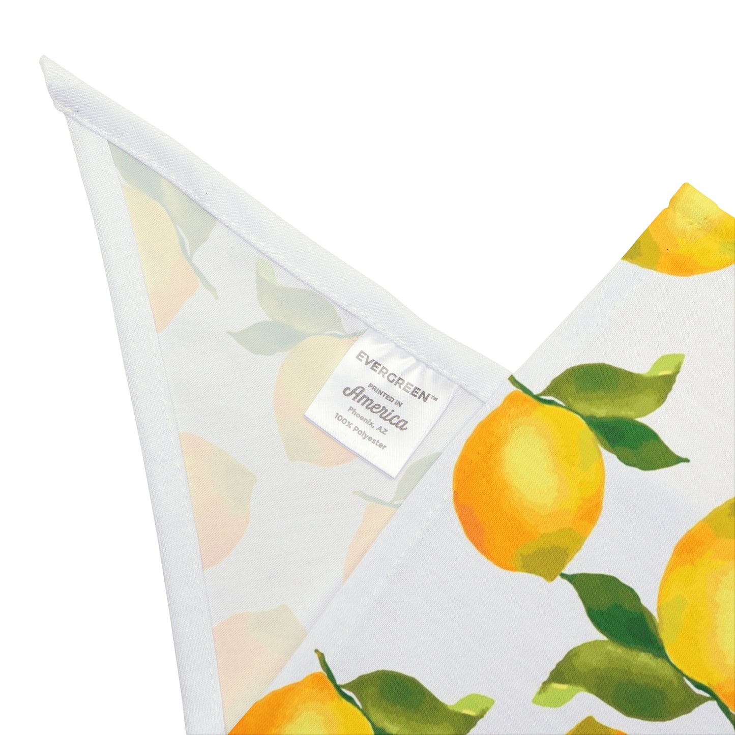 Lemon Print Pet Bandana, Summer Dog Accessory, Cute Pet Apparel, Gift for Dog Lovers, Floral Dog Scarves, Pet Birthday Party