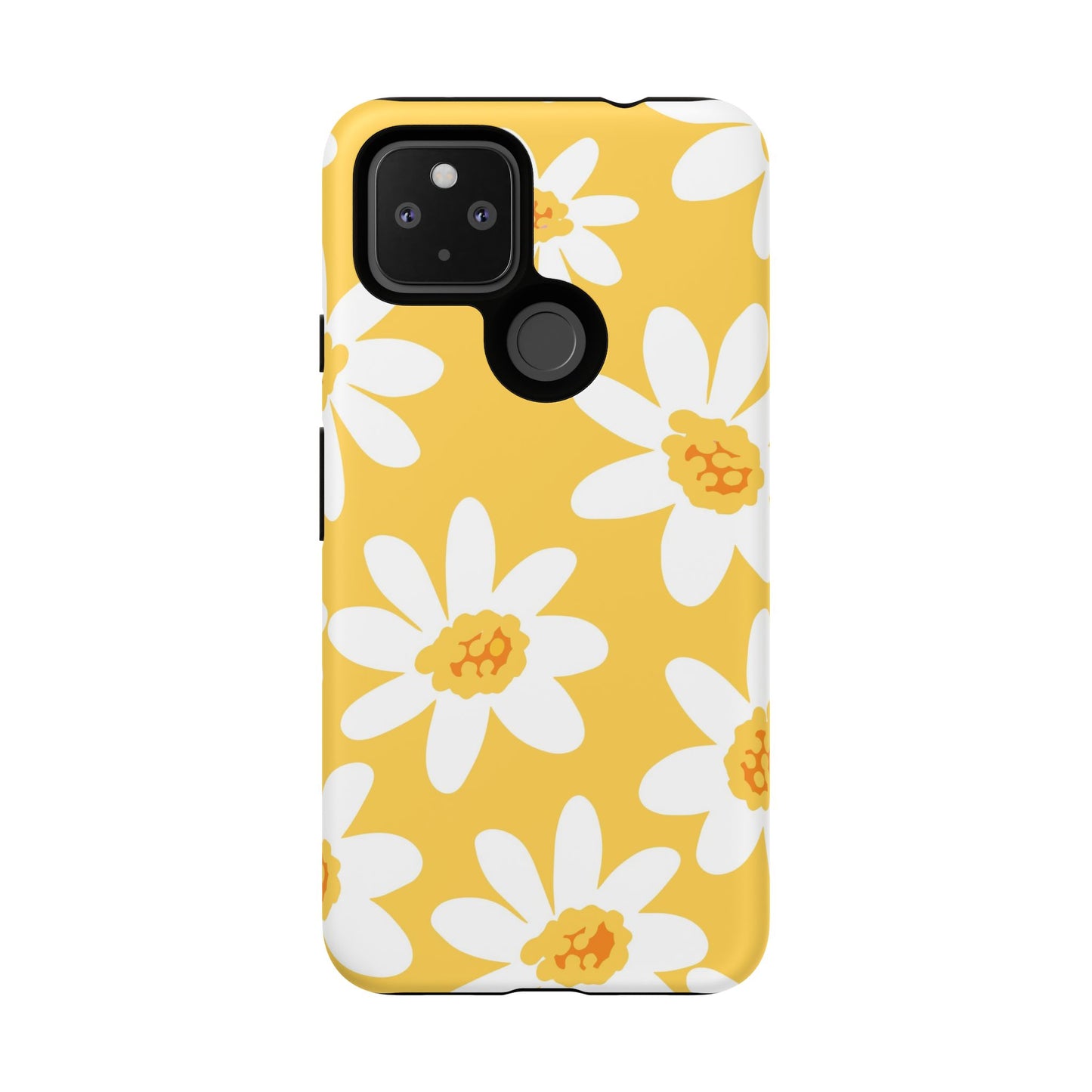 Yellow Daisy Phone Case, Floral Phone Cover, Tough Case, Summer Vibe Accessory, Gift for Nature Lovers, Bright Floral Design