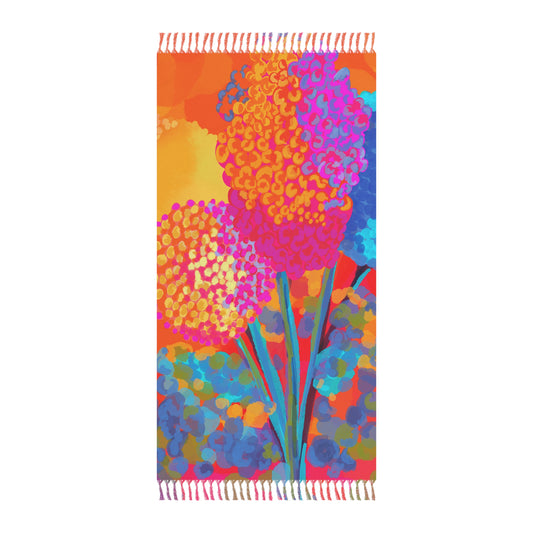 Vibrant Boho Beach Towel, Colorful Beach Blanket, Summertime Adventure Towel, Bohemian Pool Towel, Vibrant Outdoor Picnic Mat