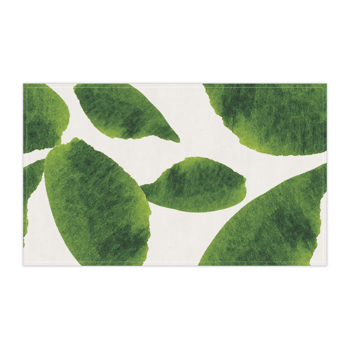 Lush Green Leaf Tea Towels – Nature-Inspired Kitchen Linens, Eco-Friendly Home Decor, Gift for Garden Lovers, Botanical Style