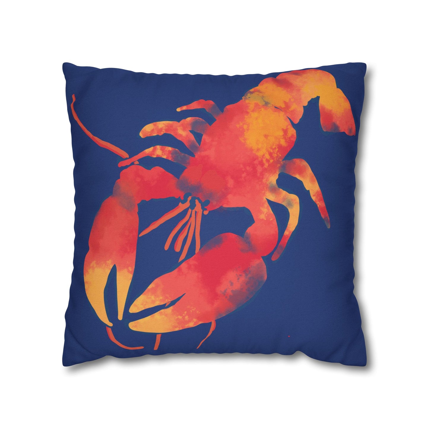 Bright Lobster Pillowcase, Coastal Decor, Nautical Home Accent, Gift for Seafood Lovers, Summer Vibes, Beach House Decor