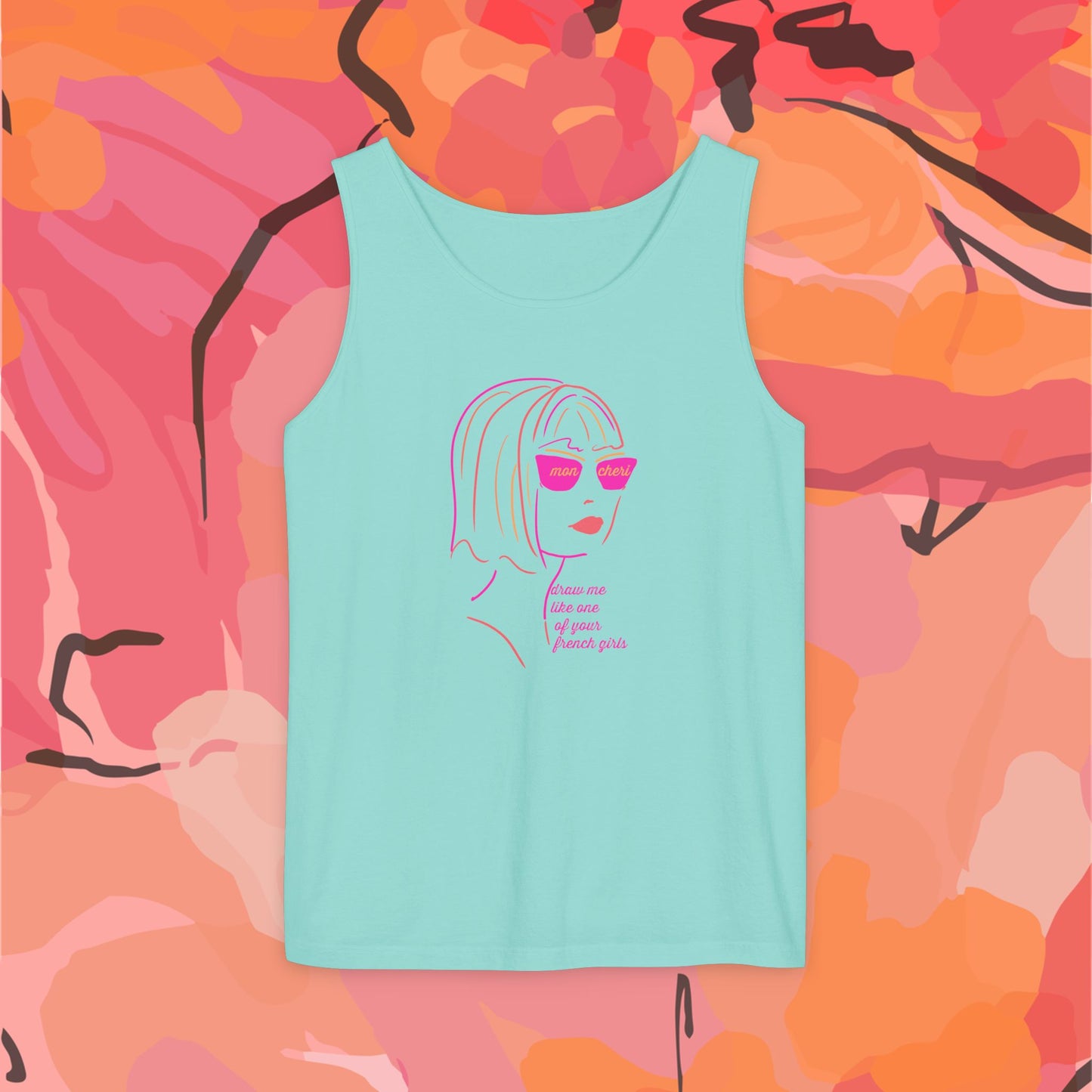 French Tank Top- "Draw me like one of your French girls."