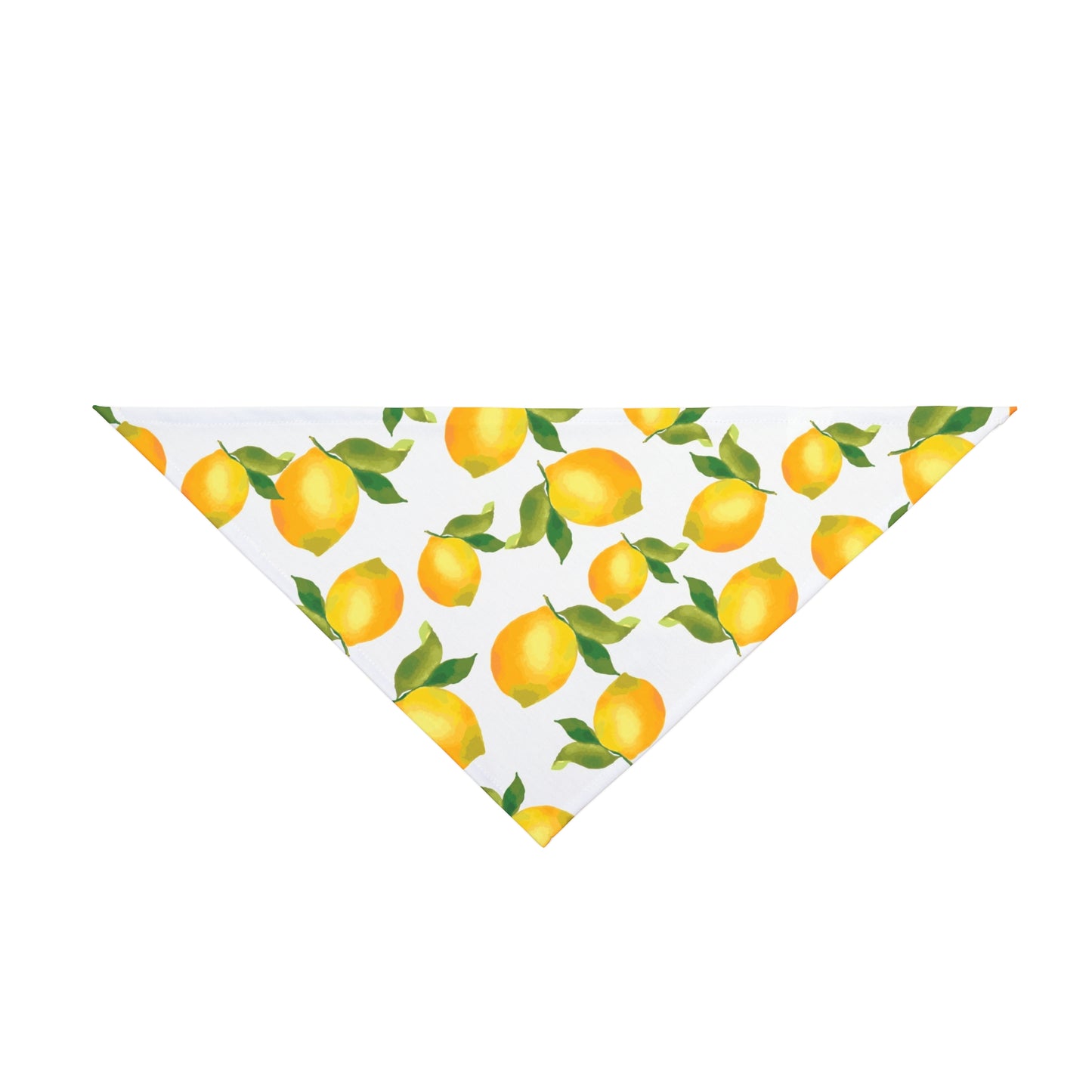Lemon Print Pet Bandana, Summer Dog Accessory, Cute Pet Apparel, Gift for Dog Lovers, Floral Dog Scarves, Pet Birthday Party
