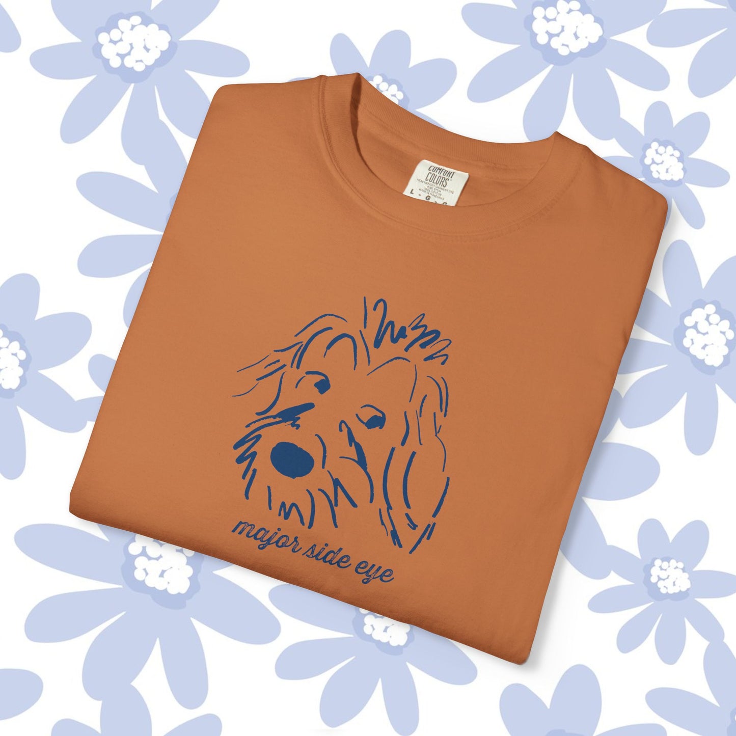 Major Side Eye Dog T-shirt, Funny Pet Lover Shirt, Unisex Gift for Dog Owners, Cute Animal Tee, Casual Everyday Wear