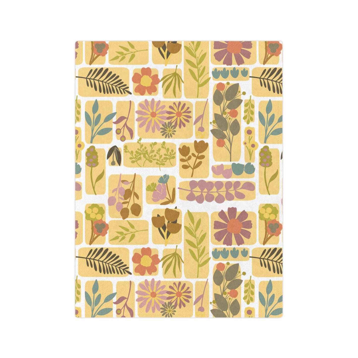 Cozy Floral Velveteen Microfiber Blanket for Home Décor, Gift for Him/Her, Perfect for Fall/Winter, Soft Throw for Relaxation, [...]