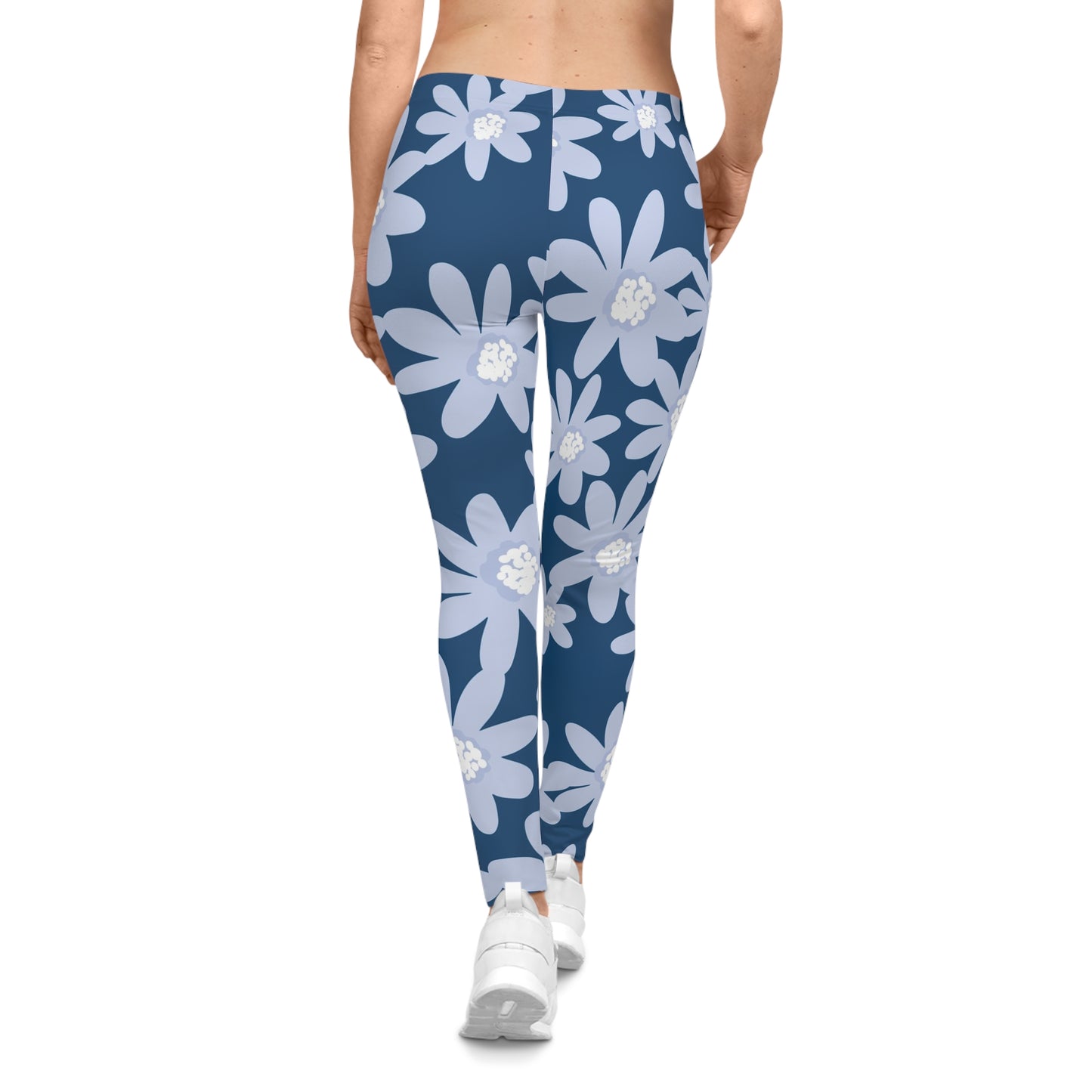 Blue Daisy Leggings