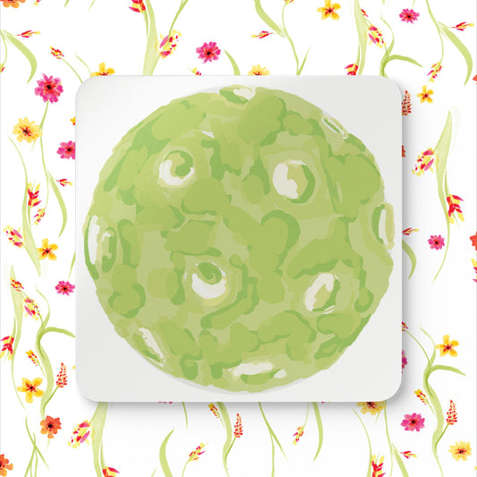 Pickleball Design Eco-Friendly Cork Coaster Set, Rustic Drinkware, Home Bar Decor, Housewarming Gift, Kitchen Essentials, Pickleball Lover's Gift