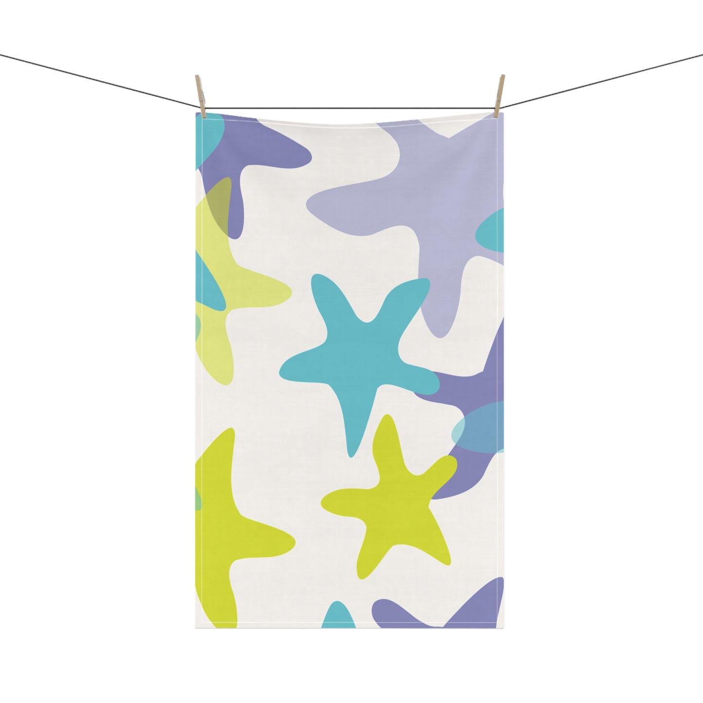 Vibrant Starfish Tea Towels - Beach Decor, Kitchen Essentials, Fun Gift, Nautical Theme, Entertaining, Summer Vibe