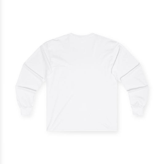 Long Sleeve Tee — 'Joyeux Noël' Holiday Dog Illustration