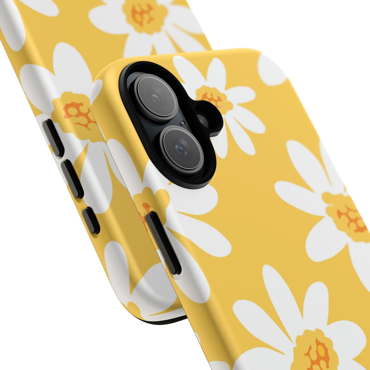 Yellow Daisy Phone Case, Floral Phone Cover, Tough Case, Summer Vibe Accessory, Gift for Nature Lovers, Bright Floral Design