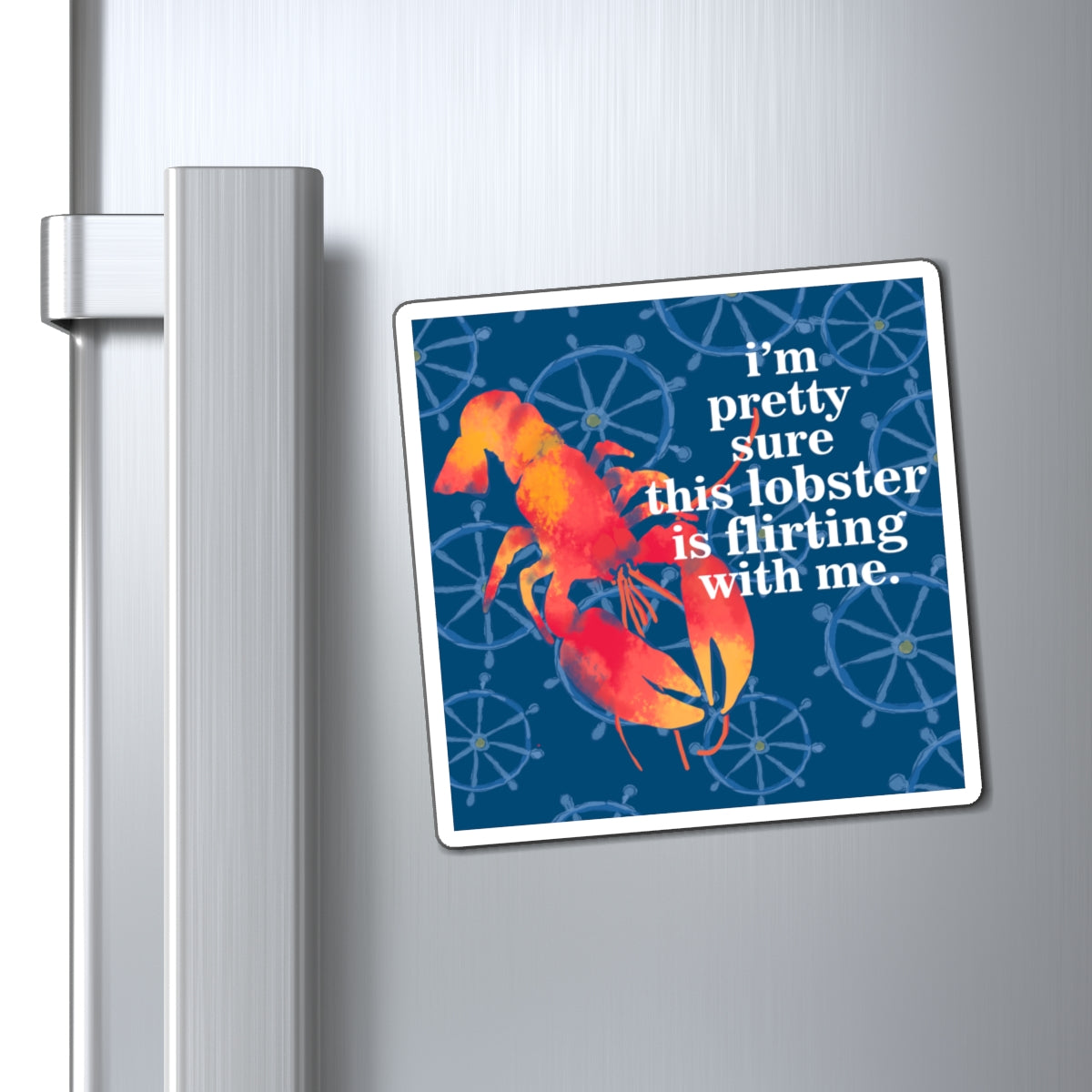 Whimsical Lobster Magnet - Perfect Kitchen Décor, Cute Gift for Seafood Lovers, Fun Fridge Magnet, Nautical Home Accessory