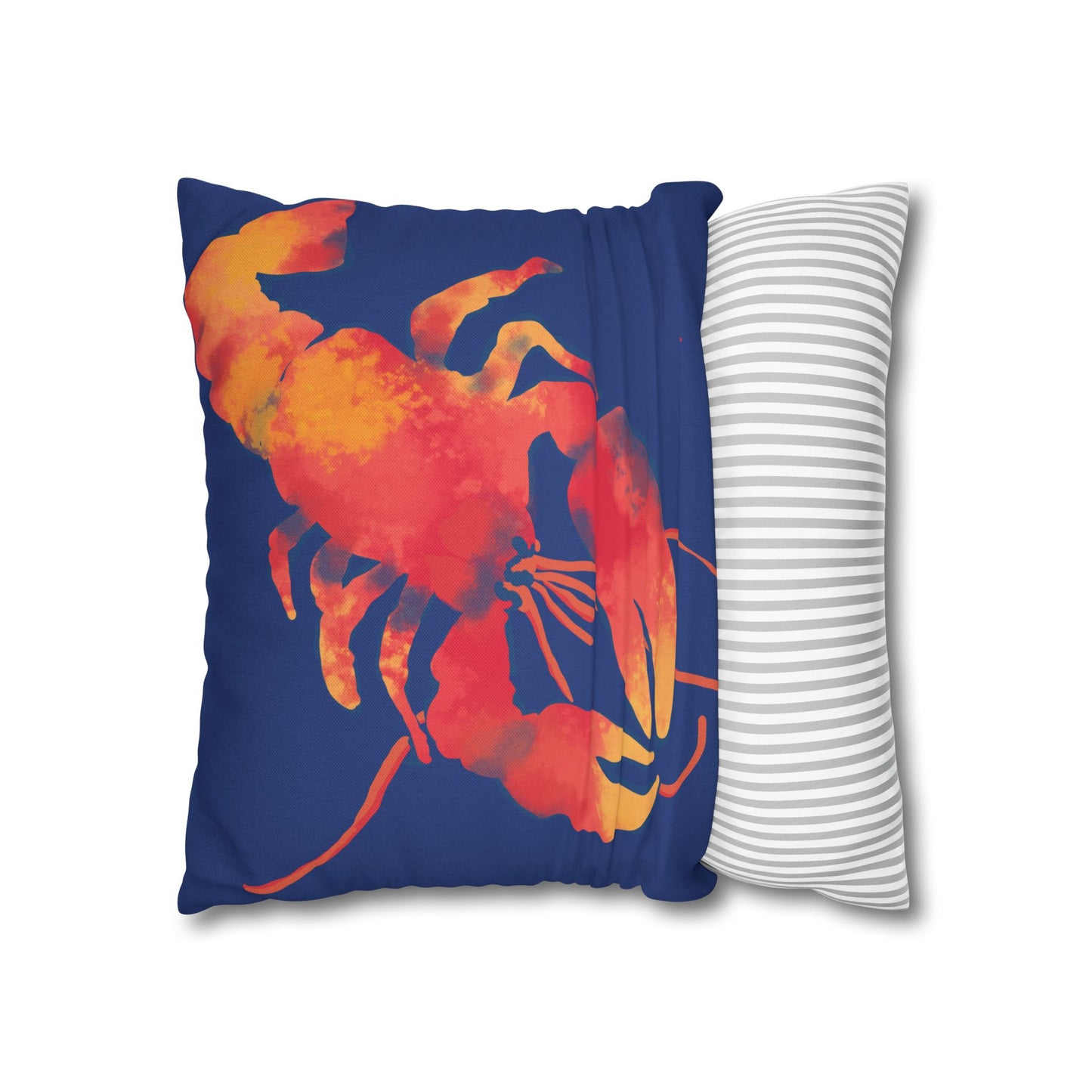Bright Lobster Pillowcase, Coastal Decor, Nautical Home Accent, Gift for Seafood Lovers, Summer Vibes, Beach House Decor