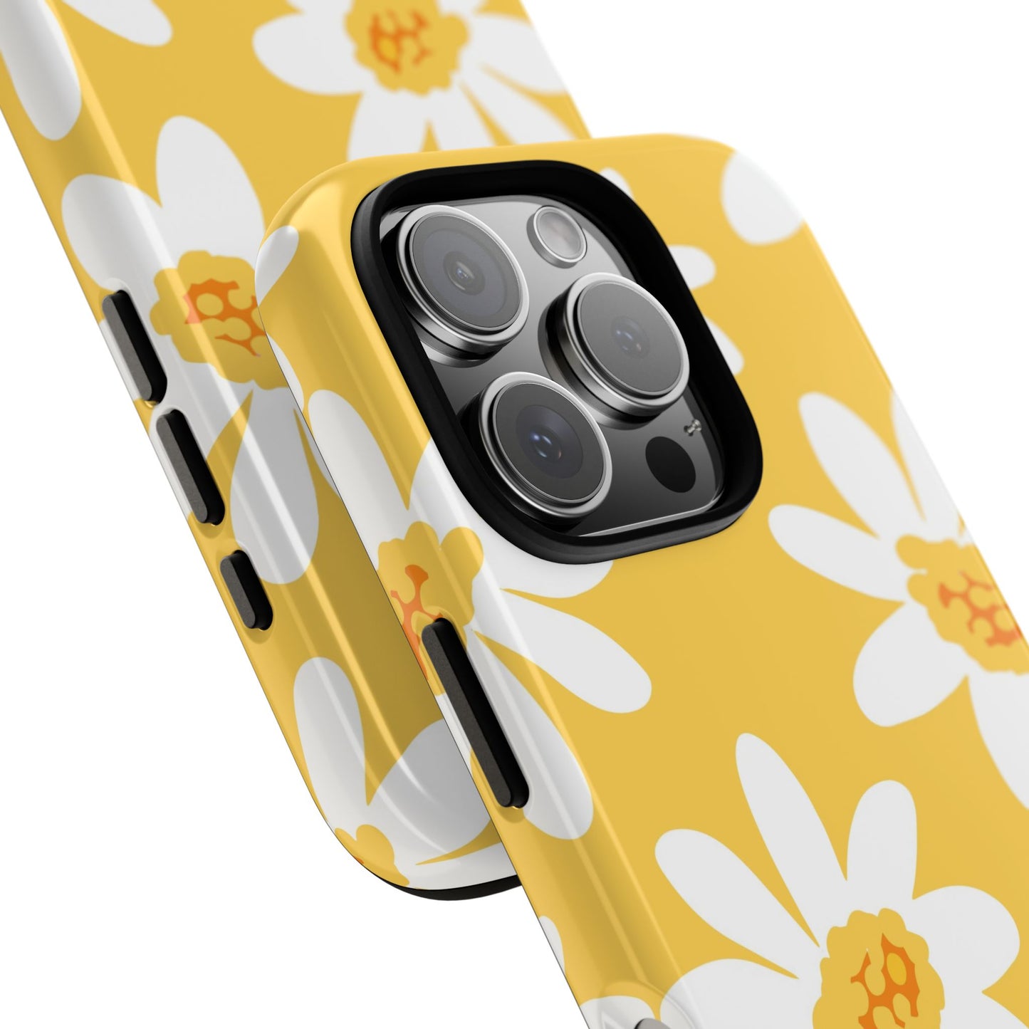Yellow Daisy Phone Case, Floral Phone Cover, Tough Case, Summer Vibe Accessory, Gift for Nature Lovers, Bright Floral Design
