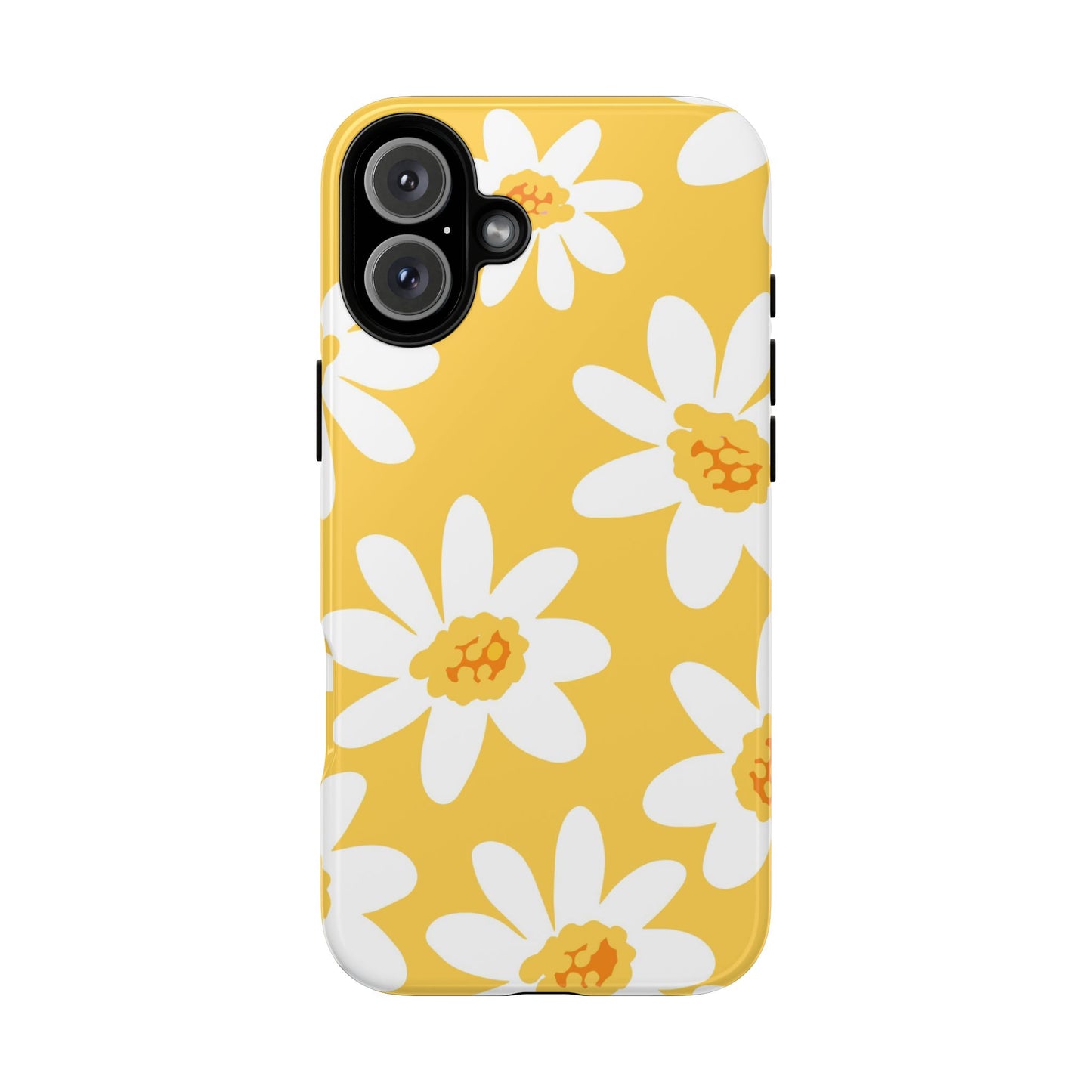 Yellow Daisy Phone Case, Floral Phone Cover, Tough Case, Summer Vibe Accessory, Gift for Nature Lovers, Bright Floral Design