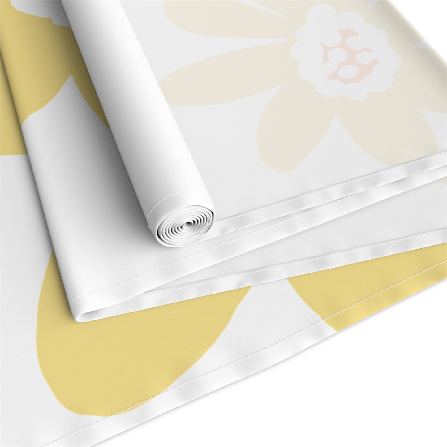 Charming Yellow Daisy Floral Table Runner, Yellow Flower Decor, Dining Table Accessory, Spring Table Decoration, Perfect for Weddings