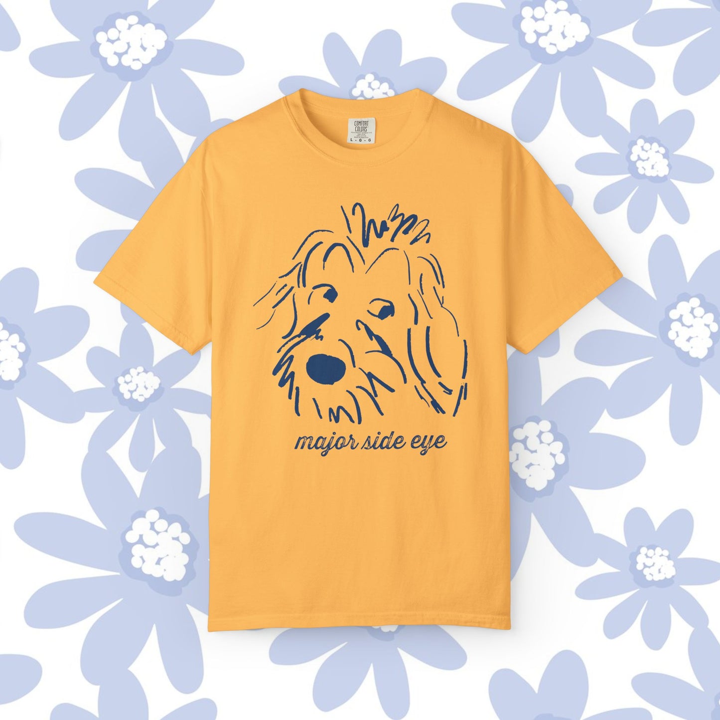 Major Side Eye Dog T-shirt, Funny Pet Lover Shirt, Unisex Gift for Dog Owners, Cute Animal Tee, Casual Everyday Wear