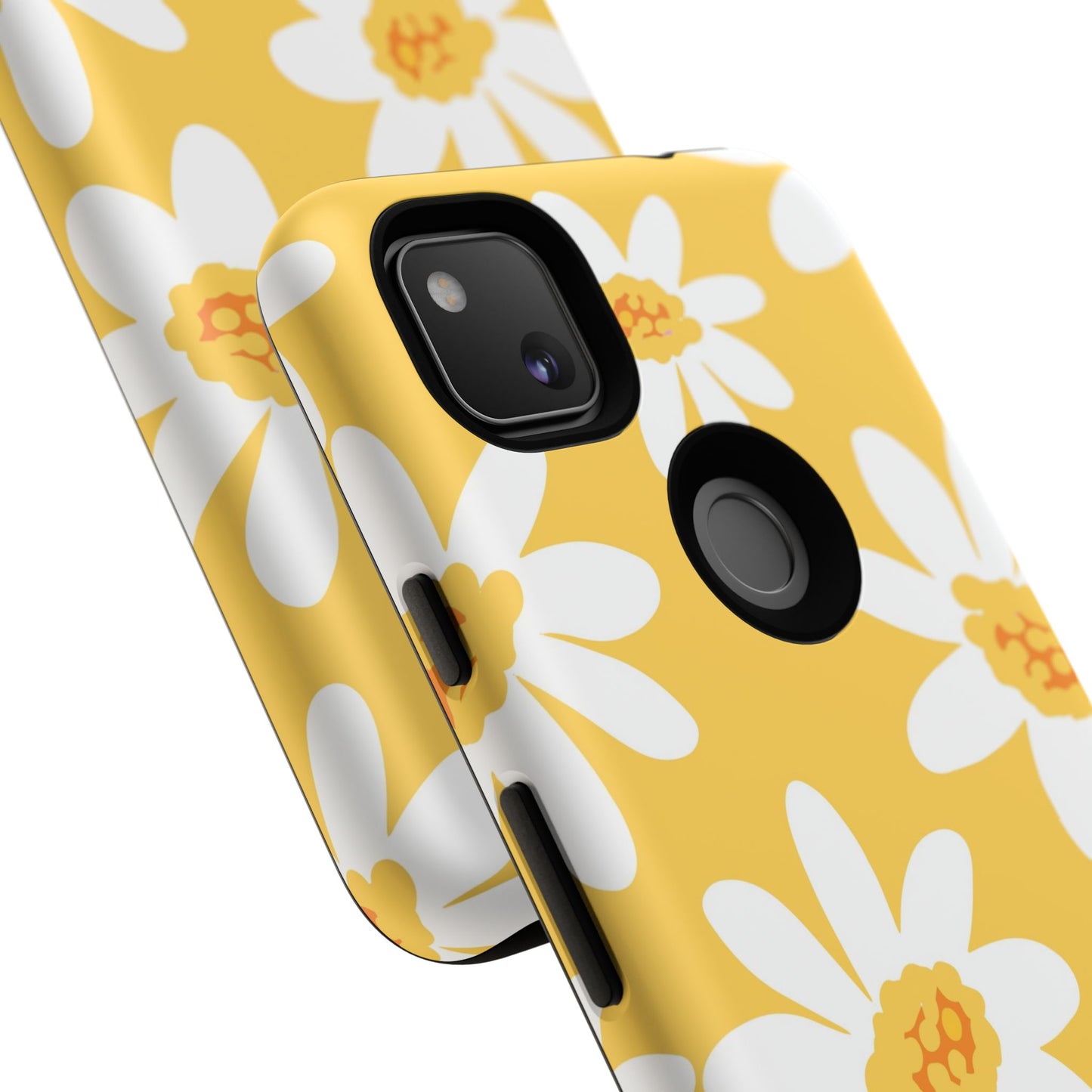 Yellow Daisy Phone Case, Floral Phone Cover, Tough Case, Summer Vibe Accessory, Gift for Nature Lovers, Bright Floral Design