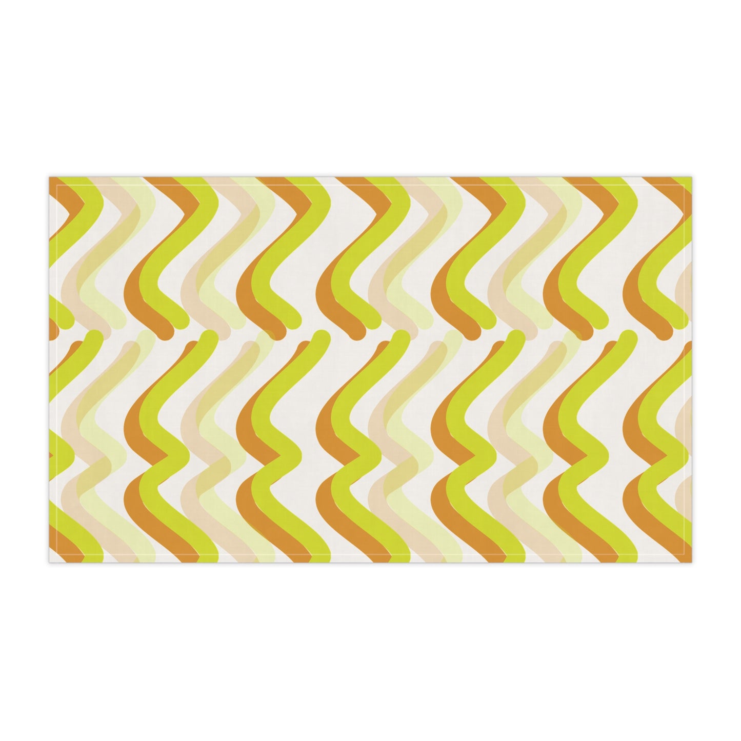 Vibrant Wavy Design Tea Towels, Colorful Kitchen Décor, Ideal Housewarming Gift, Eco-Friendly Cotton, Functional & Stylish