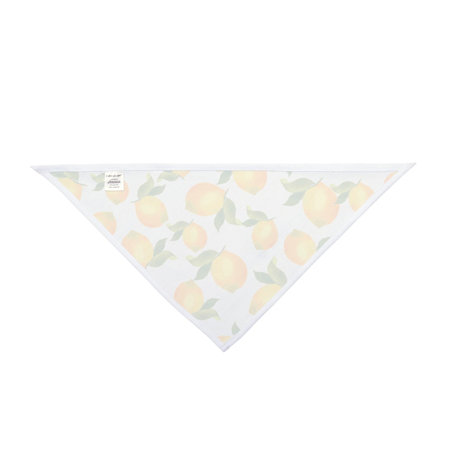 Lemon Print Pet Bandana, Summer Dog Accessory, Cute Pet Apparel, Gift for Dog Lovers, Floral Dog Scarves, Pet Birthday Party