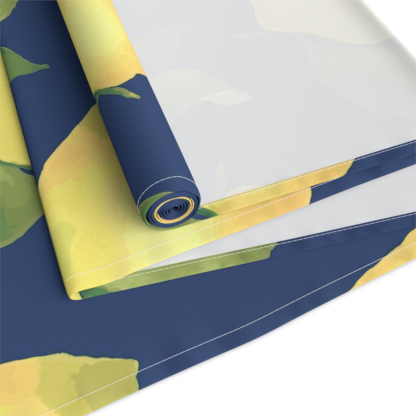 Lemon Print Table Runner | Cotton & Polyester Dining Decor | Summer Party, Kitchen Table, Home Decor, Gift Idea