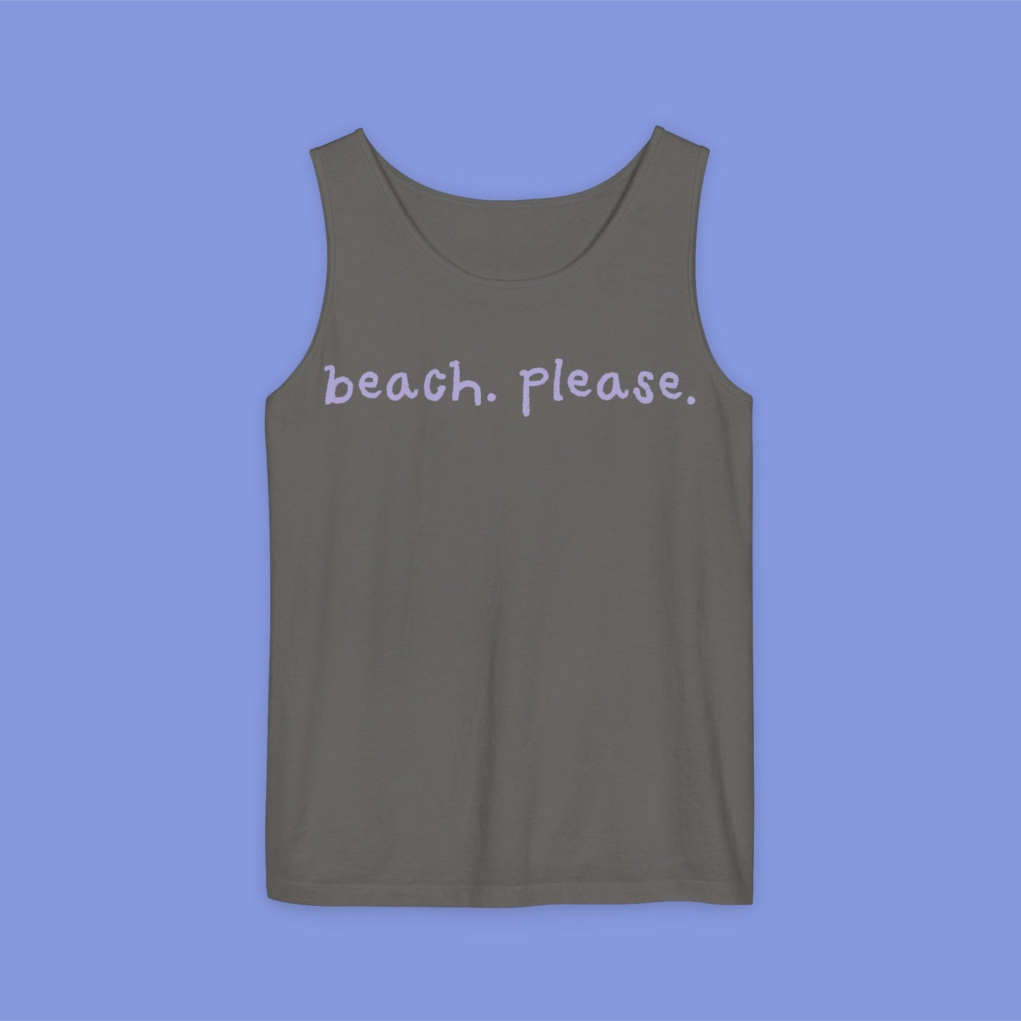 Tank Top - Beach Please Double Entendre Design