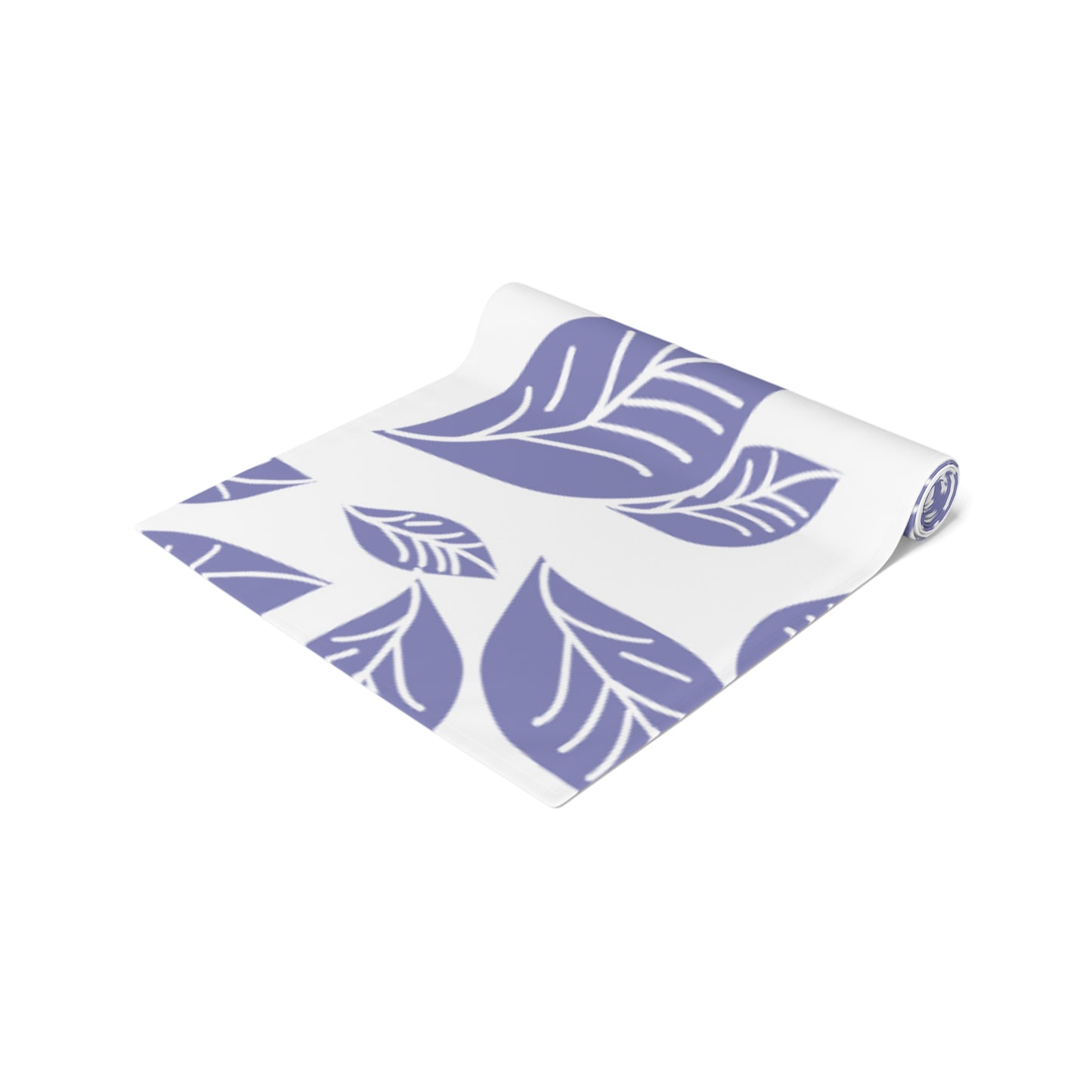 Elegant Lavender Leaf Table Runner | Cotton Poly Decor for Home, Dining, Events, Spring, Seasonal Celebrations, Wedding