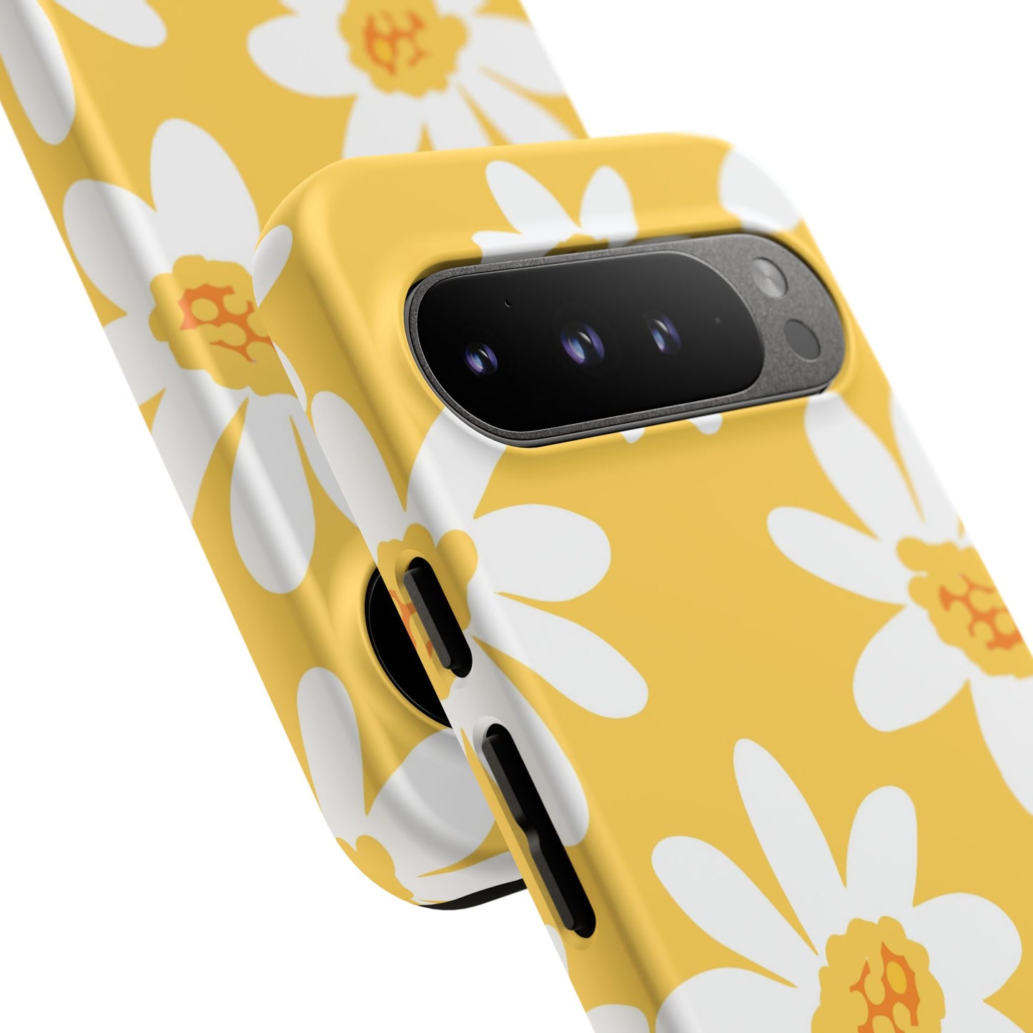 Yellow Daisy Phone Case, Floral Phone Cover, Tough Case, Summer Vibe Accessory, Gift for Nature Lovers, Bright Floral Design