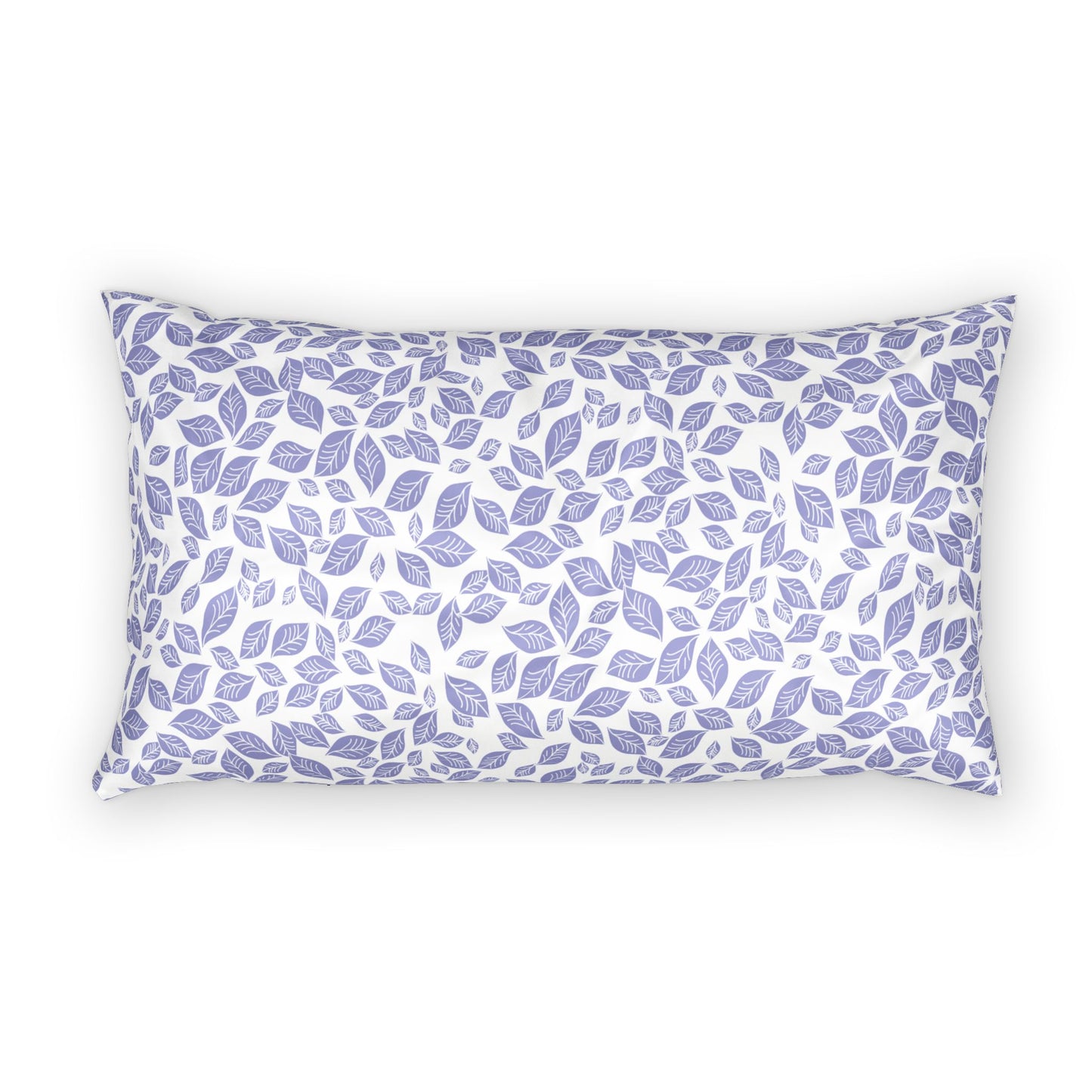 Lavender Leaf Cotton Pillow Sham - Floral Decorative Bed Pillowcase