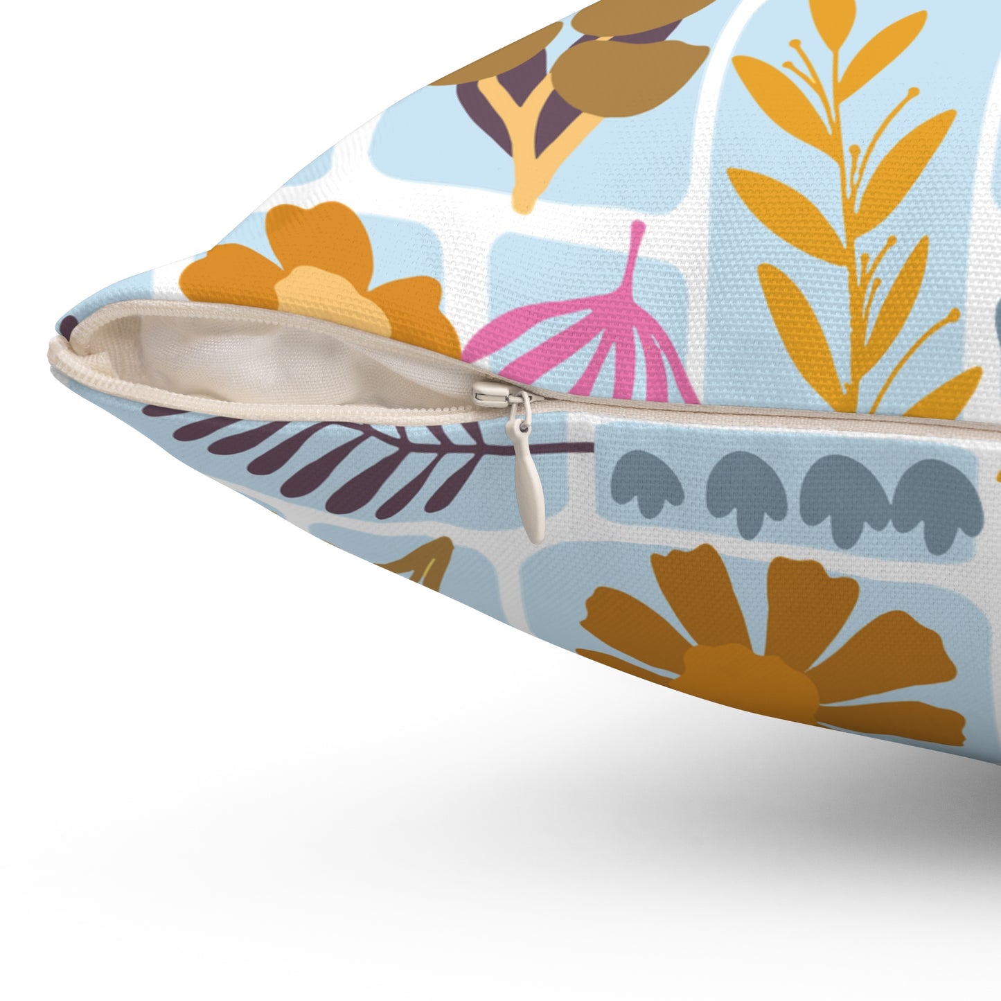 Botanical Floral Pillow, Home Decor, Cozy Living Room Accent, Gift for Nature Lovers, Spring Decor, Flower Cushion