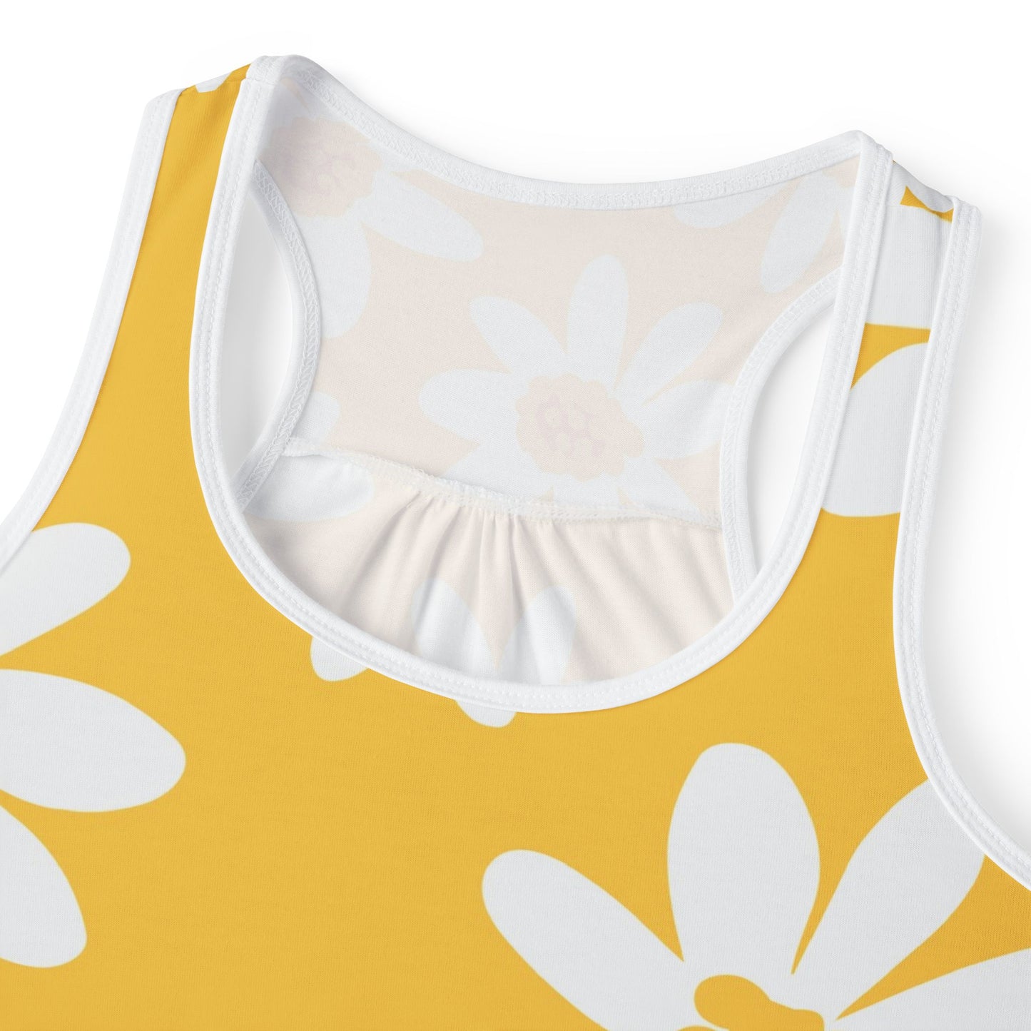 Tank Top - Retro Daisy Pattern by Ally Hunt