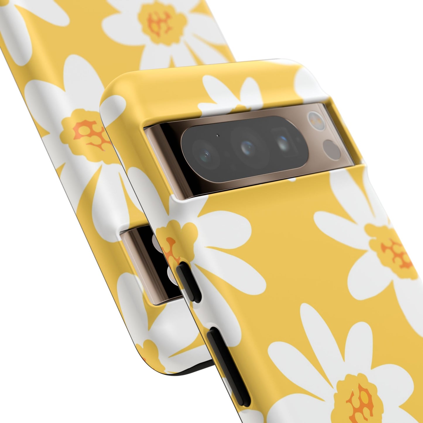 Yellow Daisy Phone Case, Floral Phone Cover, Tough Case, Summer Vibe Accessory, Gift for Nature Lovers, Bright Floral Design