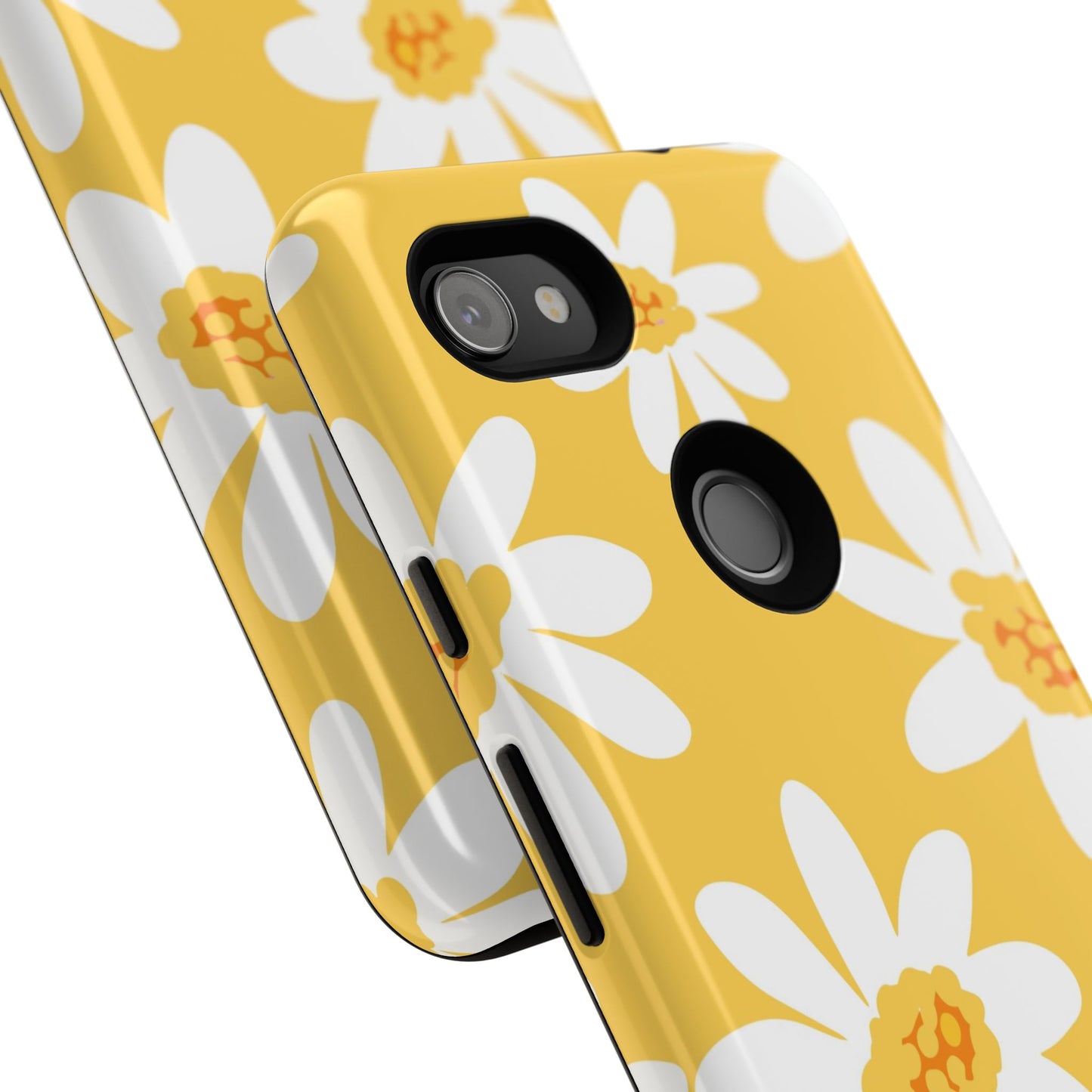 Yellow Daisy Phone Case, Floral Phone Cover, Tough Case, Summer Vibe Accessory, Gift for Nature Lovers, Bright Floral Design