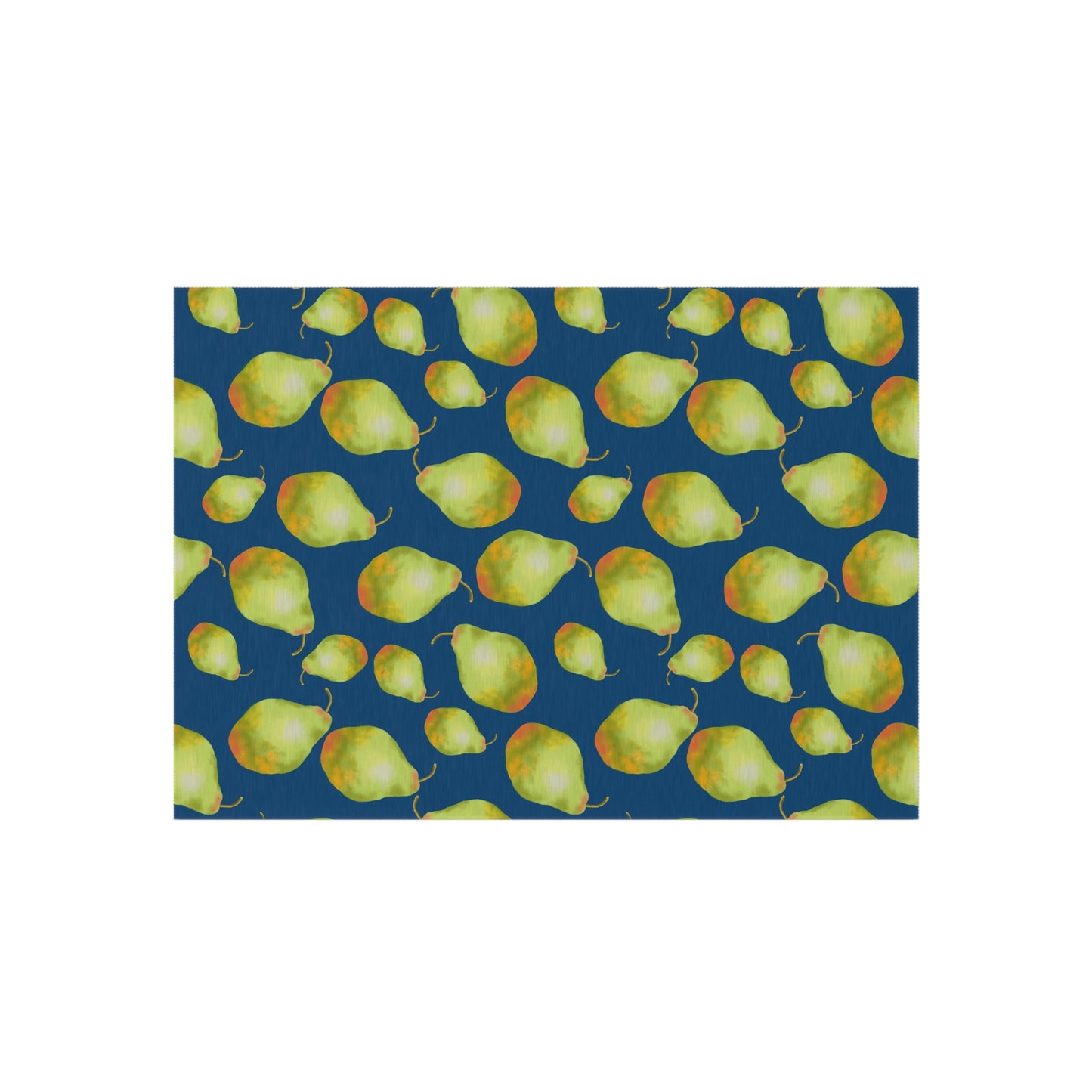 Vibrant Outdoor Rug with Pear Design, Stylish Patio Decor, Garden Area Mat, Summer Picnic Essential, Outdoor Living Accessory