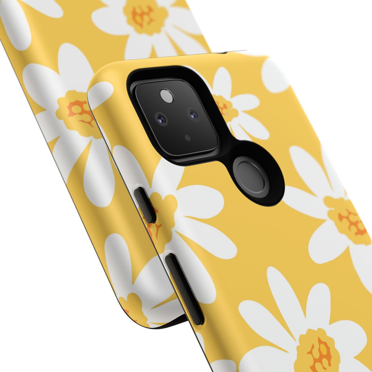 Yellow Daisy Phone Case, Floral Phone Cover, Tough Case, Summer Vibe Accessory, Gift for Nature Lovers, Bright Floral Design