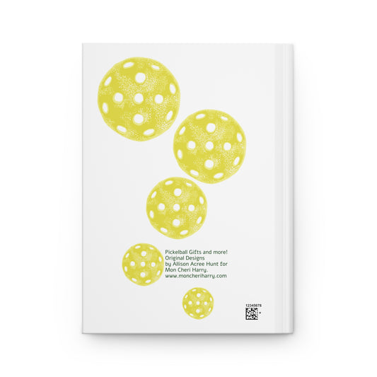 Pickleball Hardcover Journal Matte...Perfect gift for all your pickleball friends!