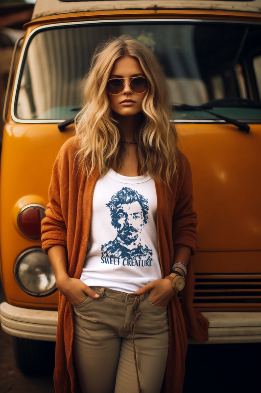 Harry Inspired Sweet Creature Vibrant Artistry Unisex Tank Top, Casual Summer Wear, Unique Gift for Art Lovers, Festival Fashion, Graphic Tee Alternative