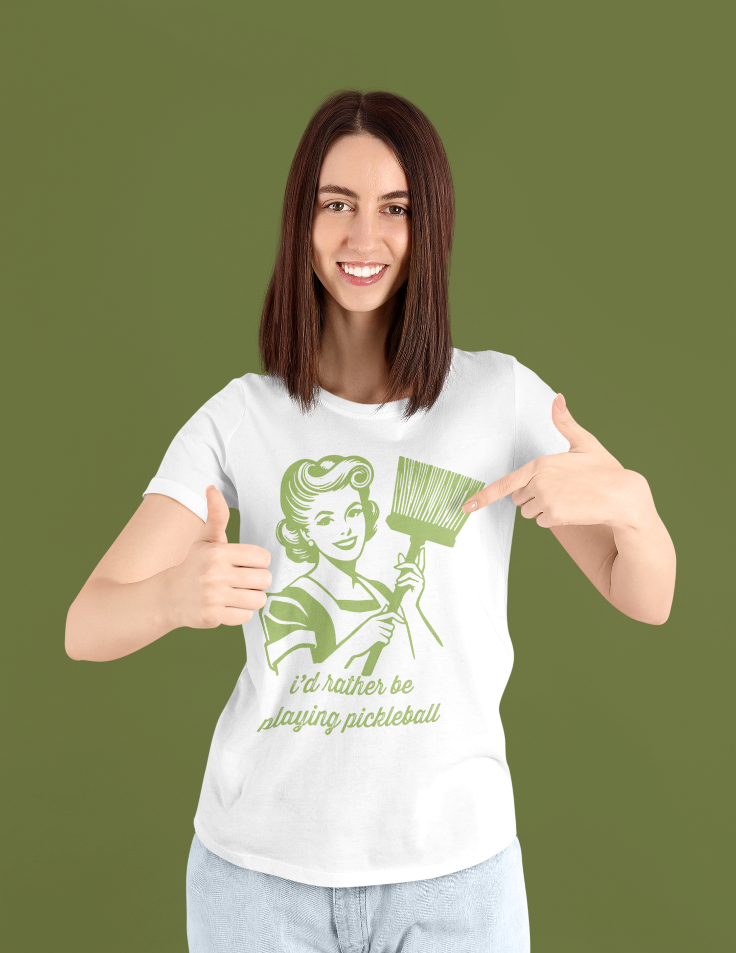Rather Be Playing PICKLEBALL! Unisex Garment-Dyed T-shirt with Playful Design: Perfect for Picnics, Casual Outings, and Gift Ideas for Friends