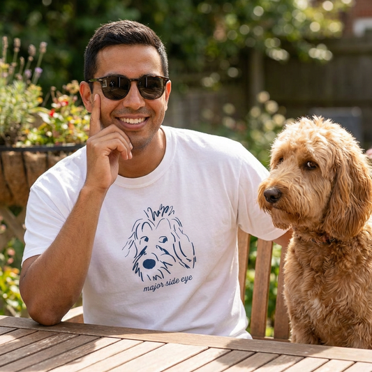 Major Side Eye Dog T-shirt, Funny Pet Lover Shirt, Unisex Gift for Dog Owners, Cute Animal Tee, Casual Everyday Wear