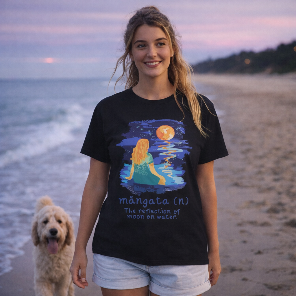Swedish Mangata Moon Reflection Women's Tee