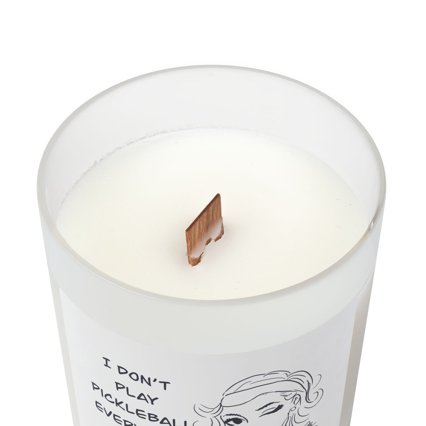 Playful Pickleball Candle - Funny Home Decor, Gift for Athletes, Candle for Relaxation, Unique Birthday Gift, Sporty Room Accent
