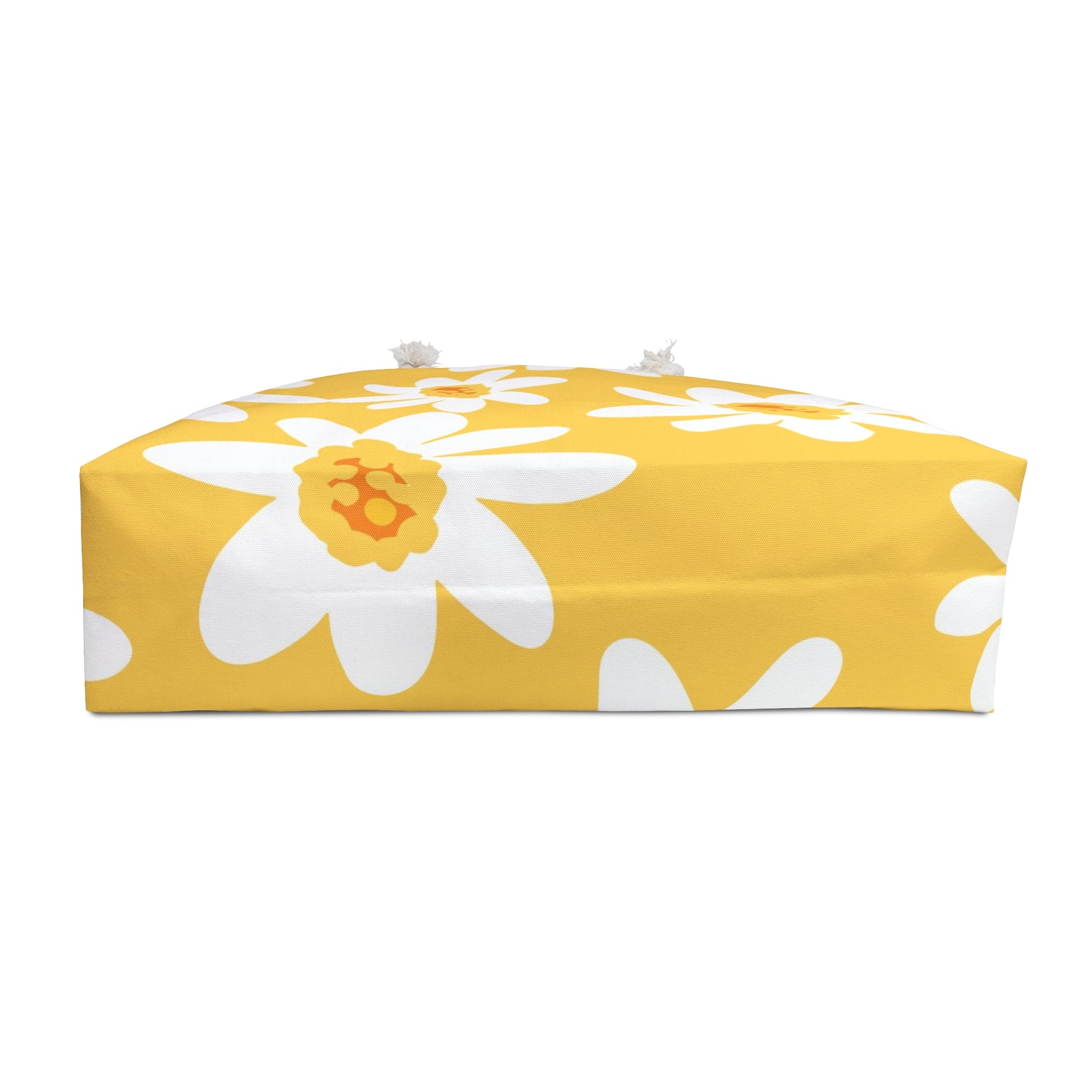Bright Yellow Daisy Floral Weekender Bag, Summer Travel Tote, Beach Bag, Weekend Getaway Bag, Vacation Essentials, Gift for Her