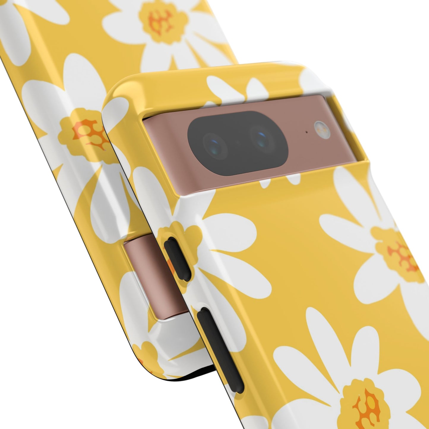 Yellow Daisy Phone Case, Floral Phone Cover, Tough Case, Summer Vibe Accessory, Gift for Nature Lovers, Bright Floral Design