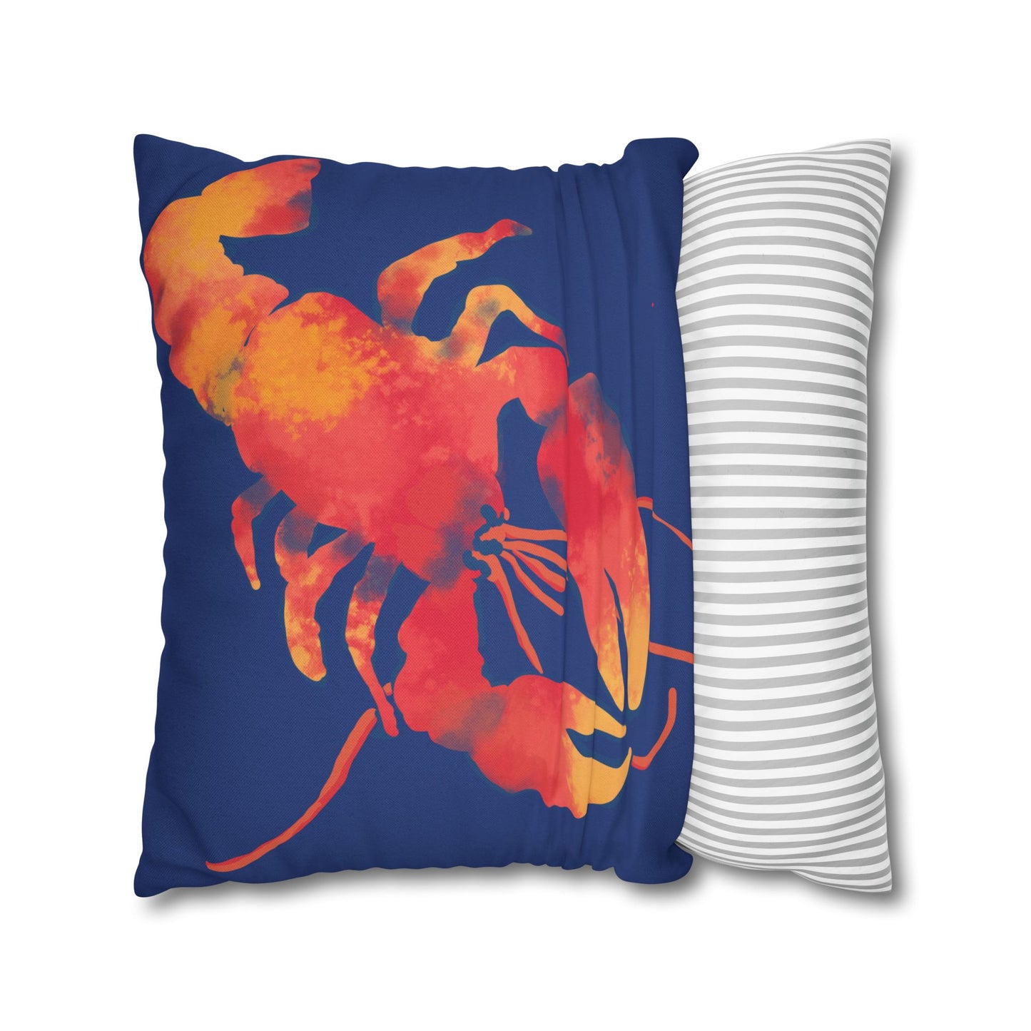 Bright Lobster Pillowcase, Coastal Decor, Nautical Home Accent, Gift for Seafood Lovers, Summer Vibes, Beach House Decor
