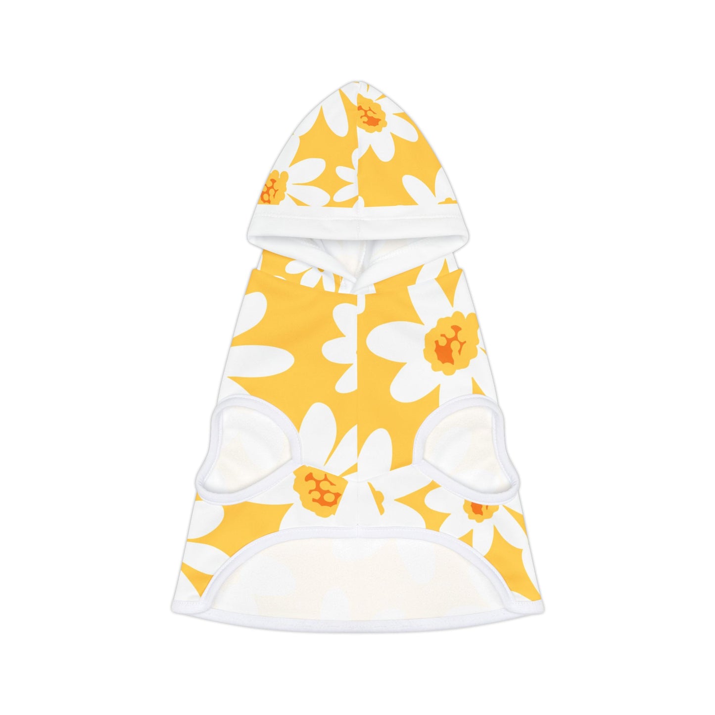 Daisy Pet Hoodie - Retro Colorful Print for Fur Babies and Their Human Twinsies