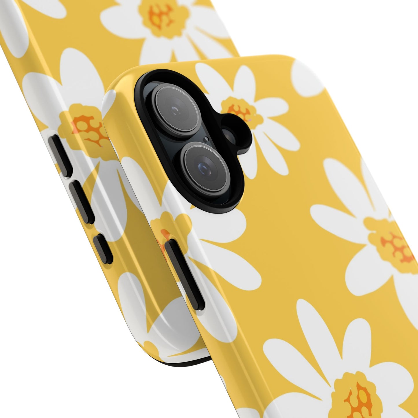 Yellow Daisy Phone Case, Floral Phone Cover, Tough Case, Summer Vibe Accessory, Gift for Nature Lovers, Bright Floral Design