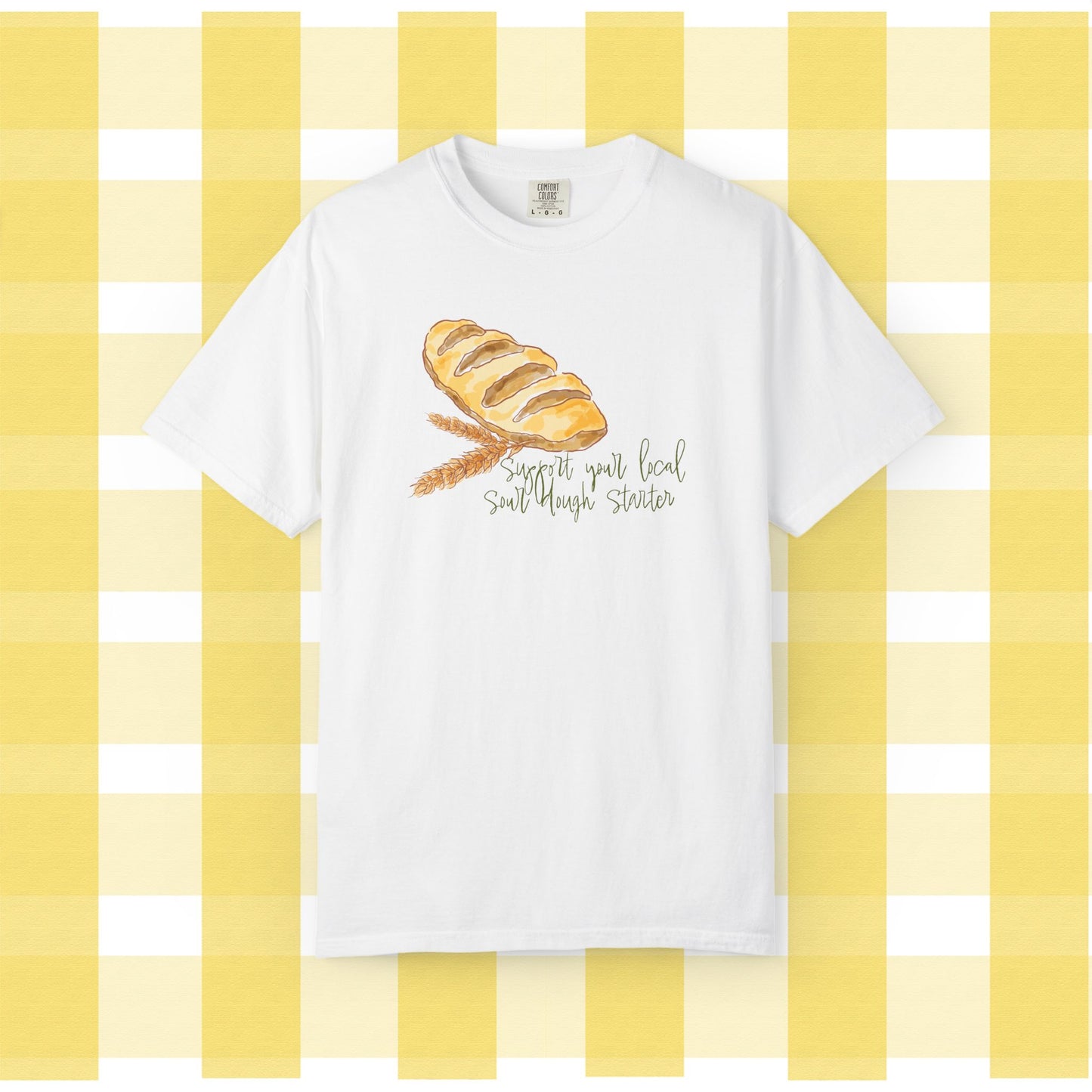Bread Lover T‑Shirt – “Forget the Past, Eat More Bread” Bakery Graphic Tee