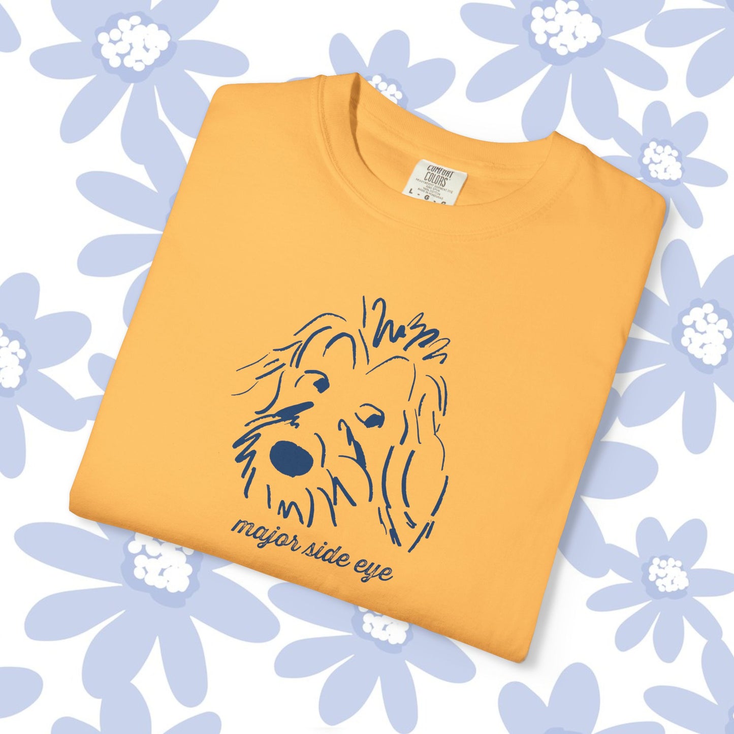 Major Side Eye Dog T-shirt, Funny Pet Lover Shirt, Unisex Gift for Dog Owners, Cute Animal Tee, Casual Everyday Wear